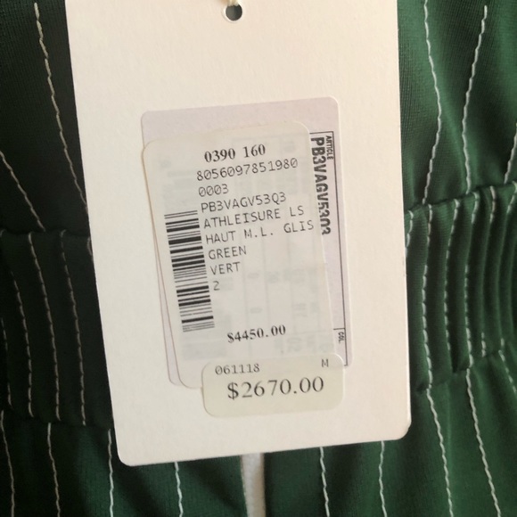 SOLD NWT Valentino Green Zipper Dress 2 - Picture 15 of 16